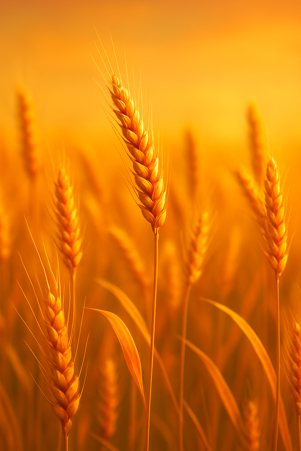 Golden wheat field